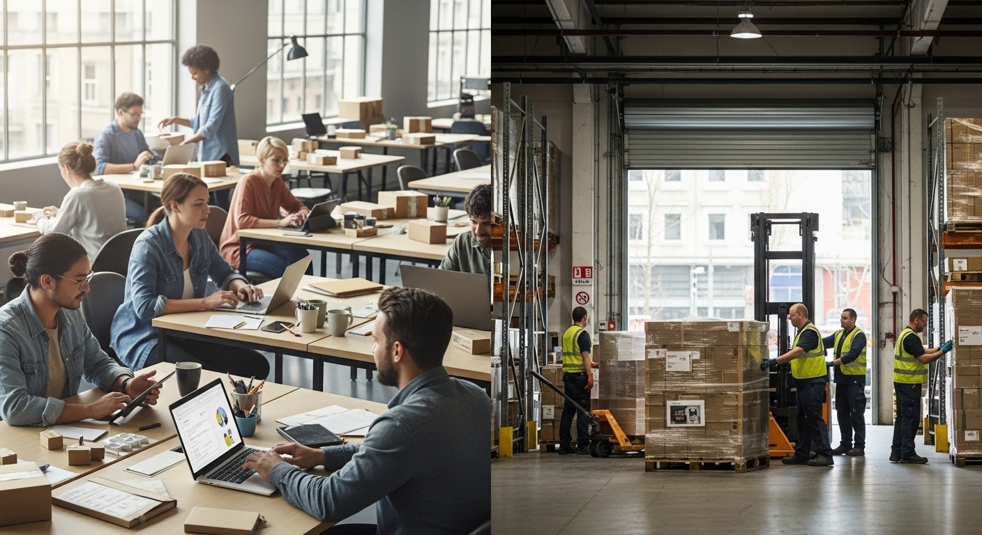 Comparaison de 10+ Avantages du Coworking Logistique et de l'Entrepôt Classique