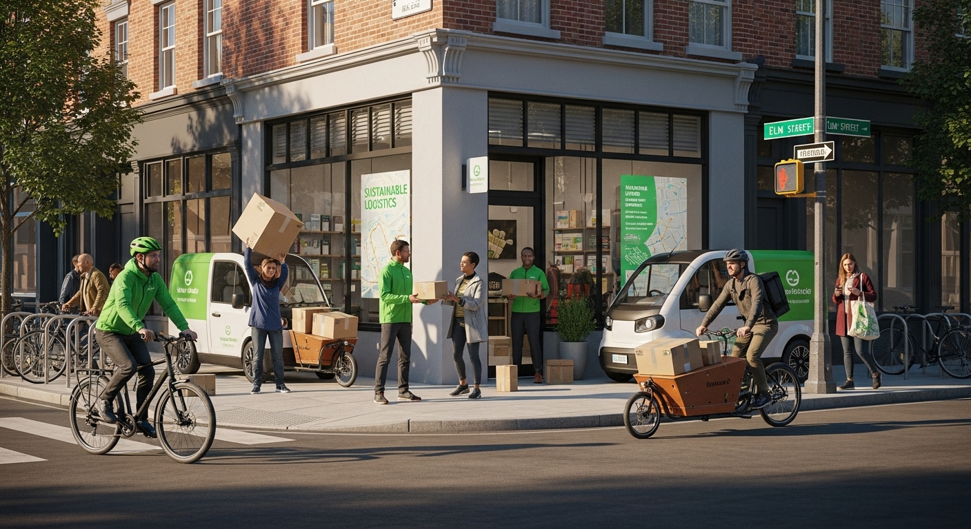 Décarbonation logistique urbaine : 10 solutions de transport durable