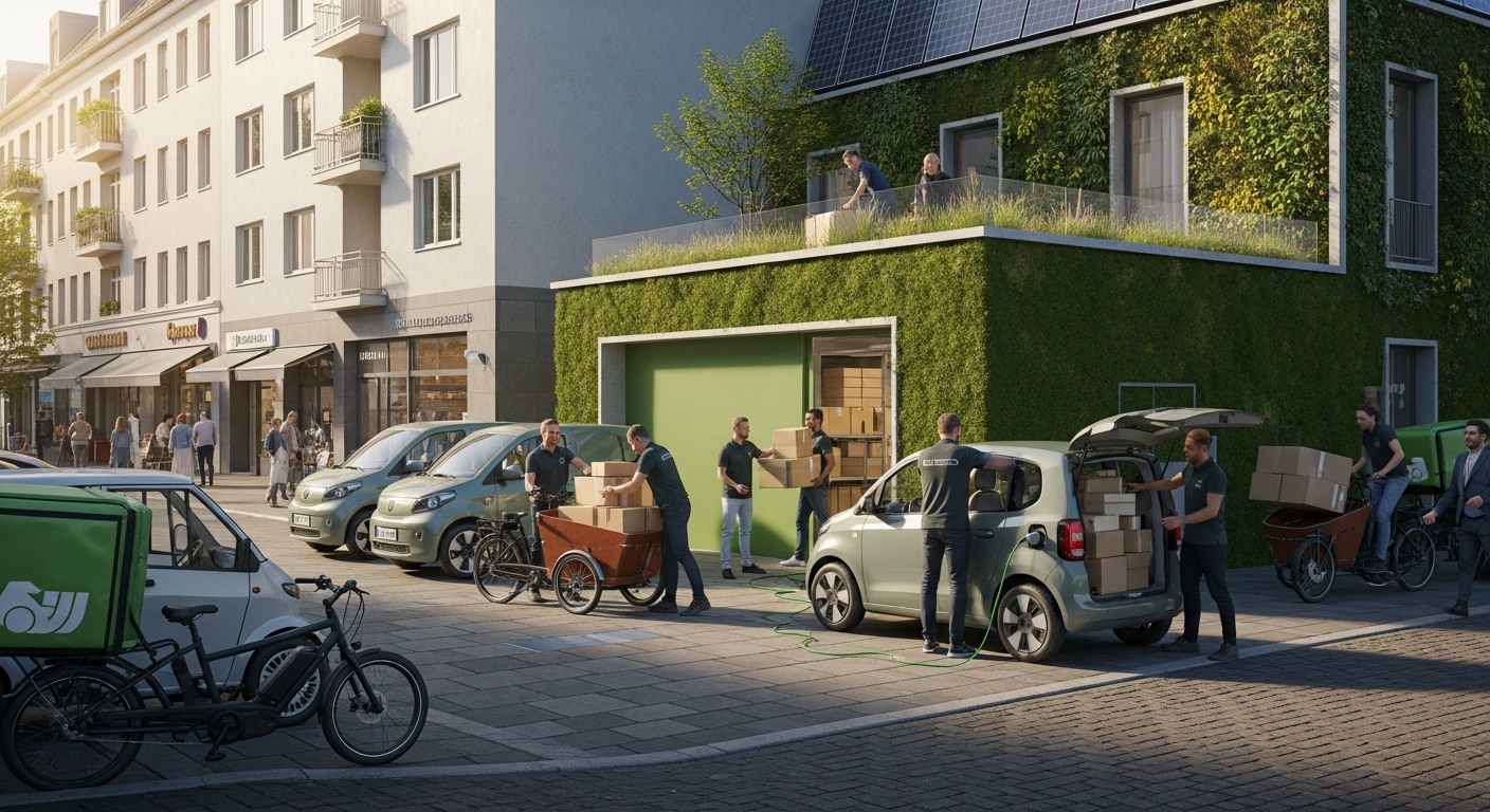 Entrepôts verts urbains : solutions durables pour logistique