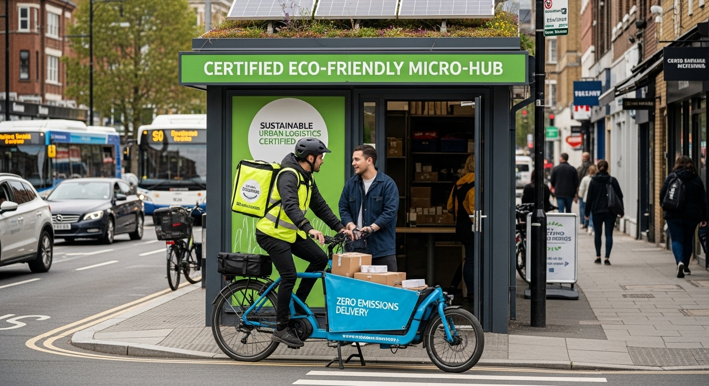 Label vert: Certification de durabilité en logistique urbaine
