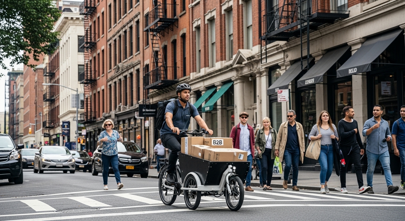 Livraison urbaine décarbonée pour une logistique verte B2B