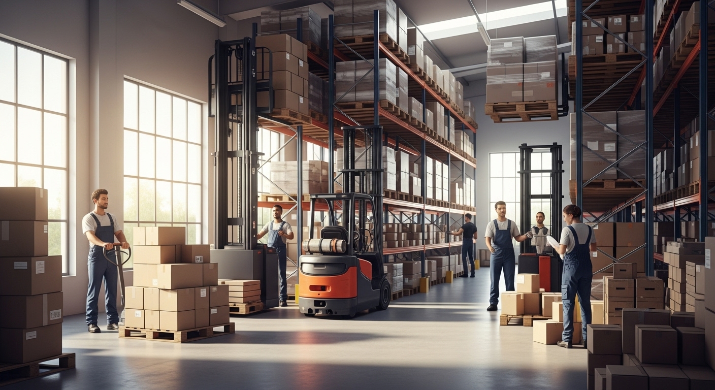 Logistique équipements professionnels : stockage et gestion optimisée