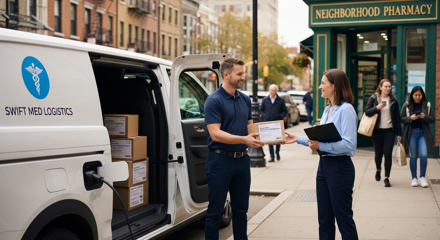 Logistique pharmaceutique urbaine : stockage et distribution