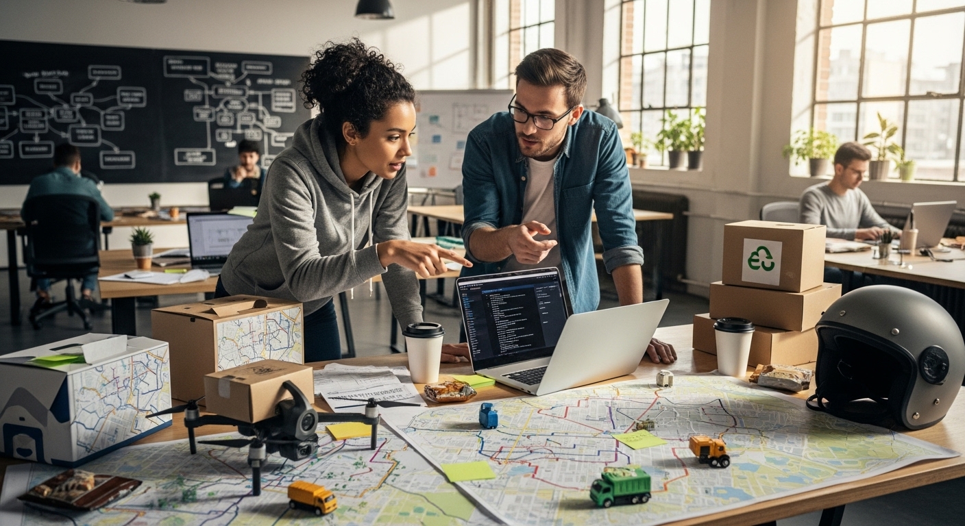 Logistique urbaine PME : Intégration et innovations startups