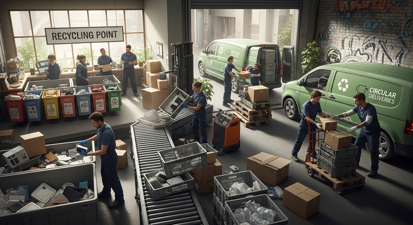Logistique urbaine durable : intégrer l'économie circulaire