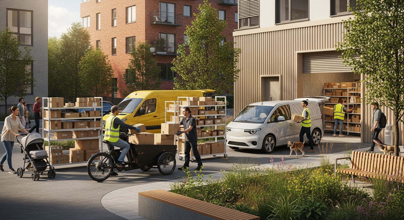 Modèles disruptifs en stockage logistique pour villes durables