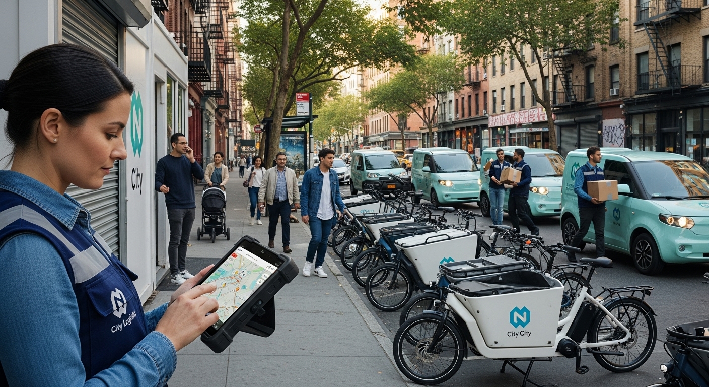 Objets connectés pour la logistique urbaine et le stockage