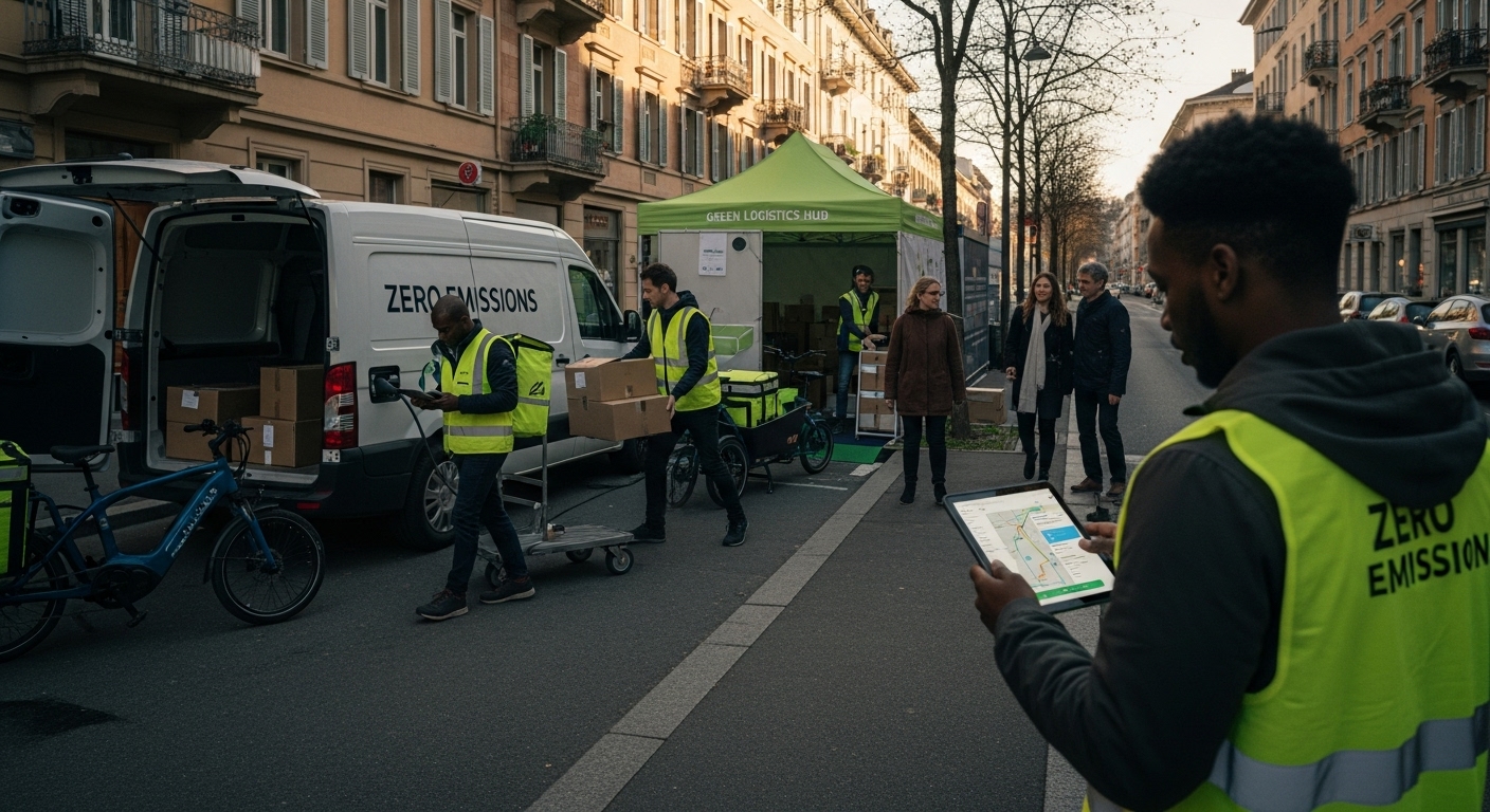 Optimisation des solutions de logistique urbaine durable 10+