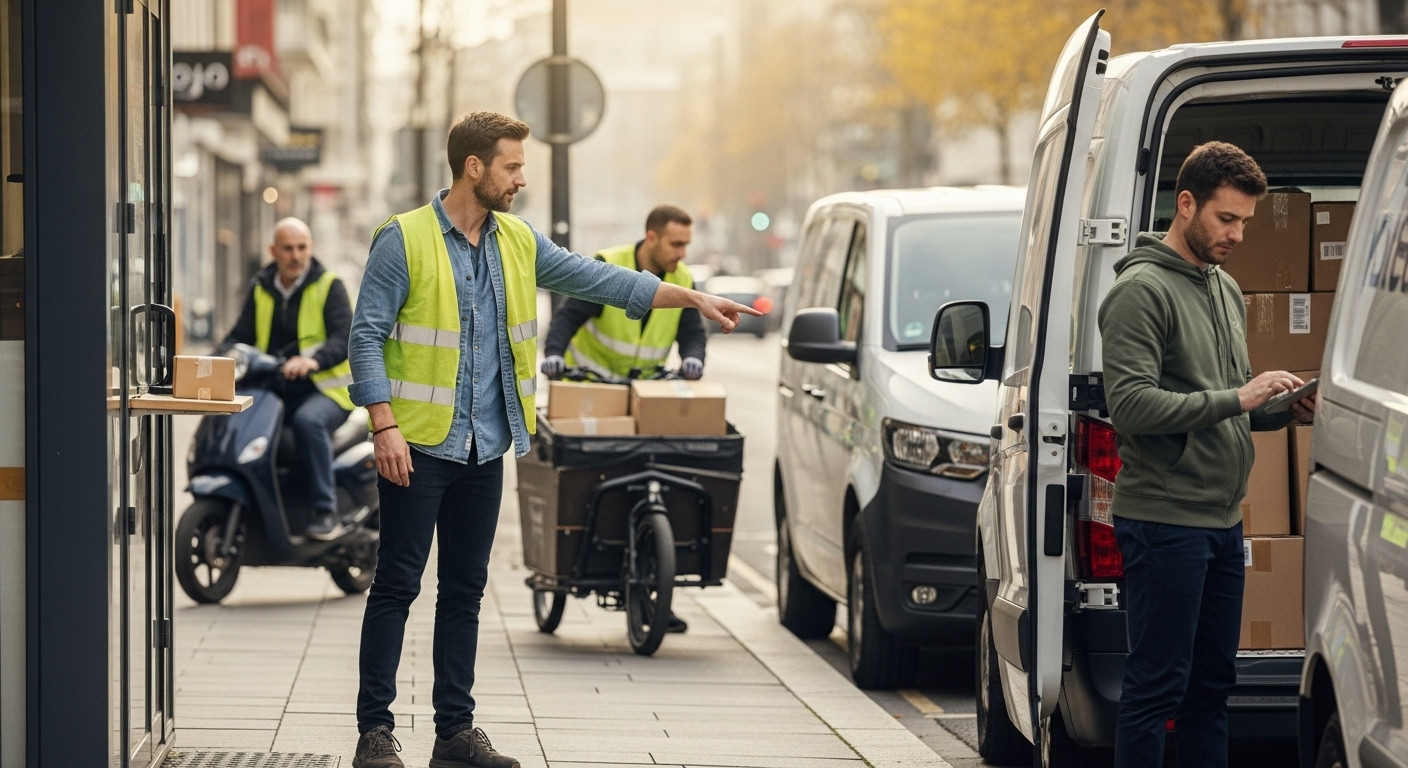 Optimisation urbaine du stockage BtoB et des livraisons