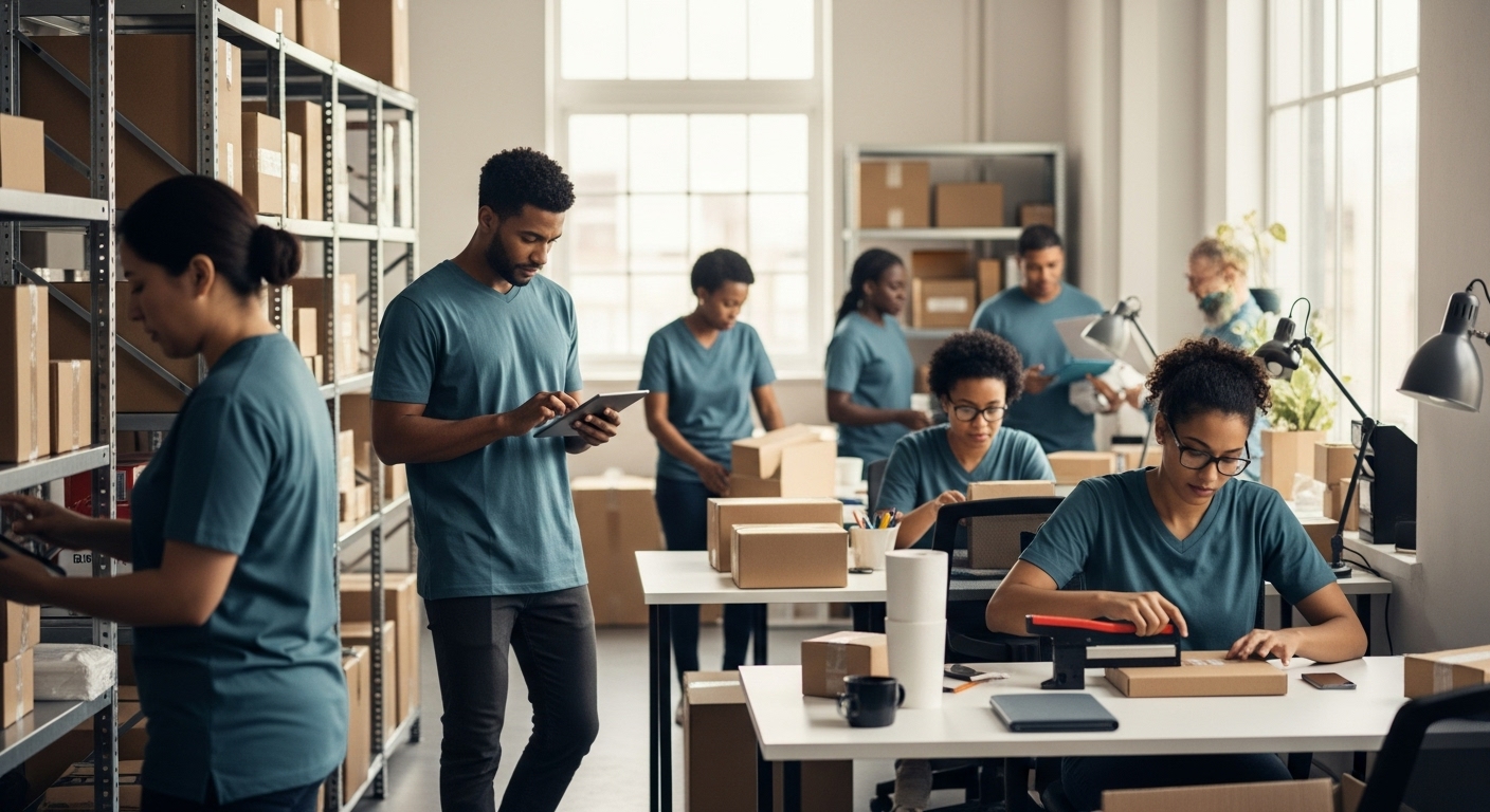 Organisation efficace des espaces de coworking logistique