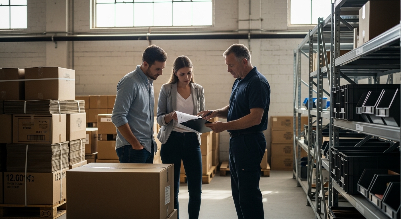 Prix et options de location d'entrepôts courte durée B2B