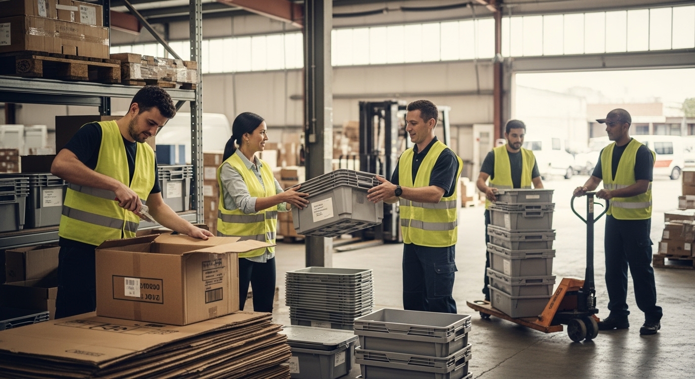 Réemploi d’emballages en logistique durable : méthodes et gains