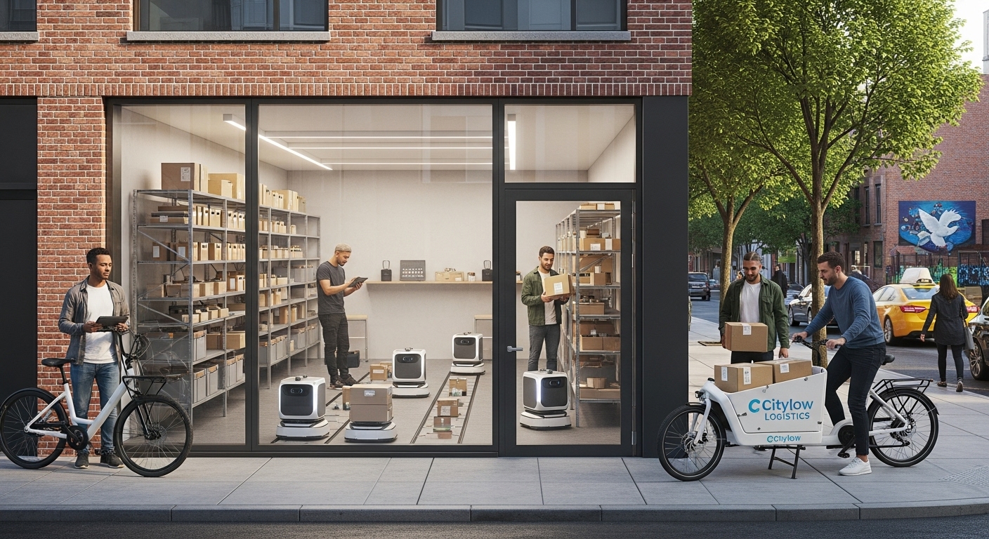 Robotique logistique urbaine : automatiser le stockage urbain