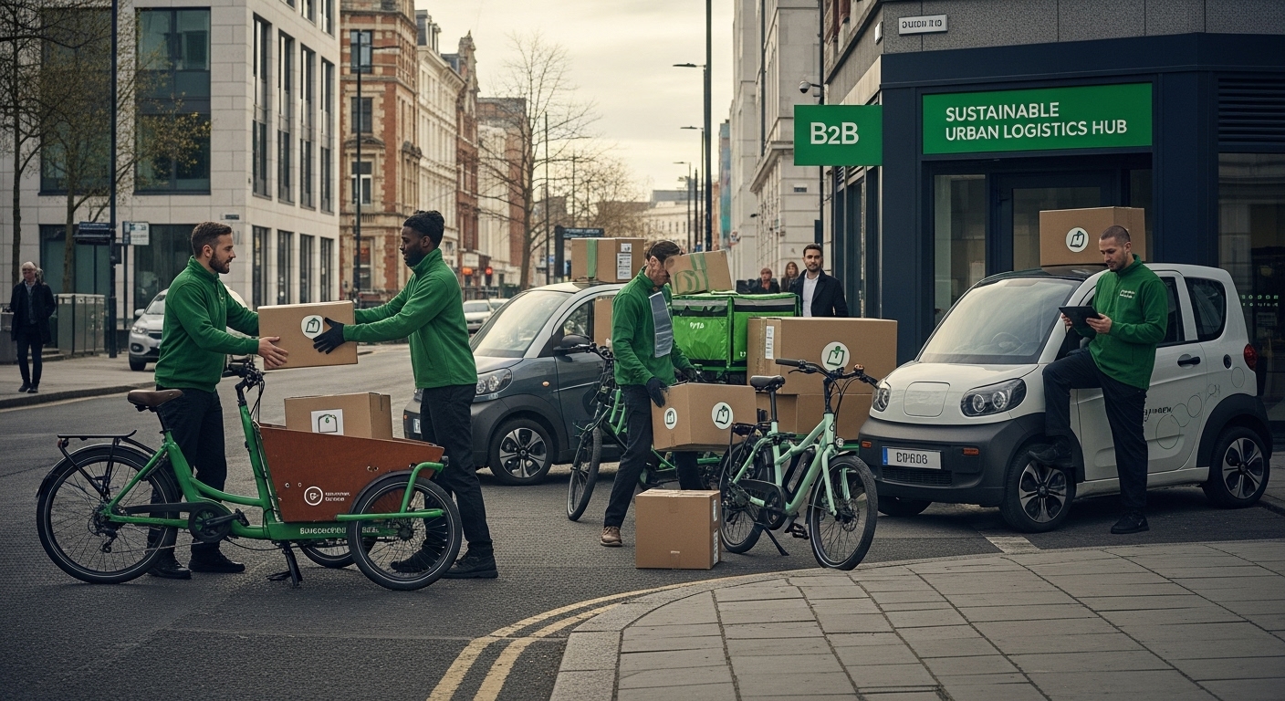Services de logistique urbaine B2B spécialisés et durables