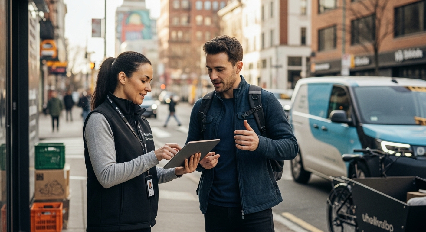 Services logistiques urbains à valeur ajoutée pour entreprises
