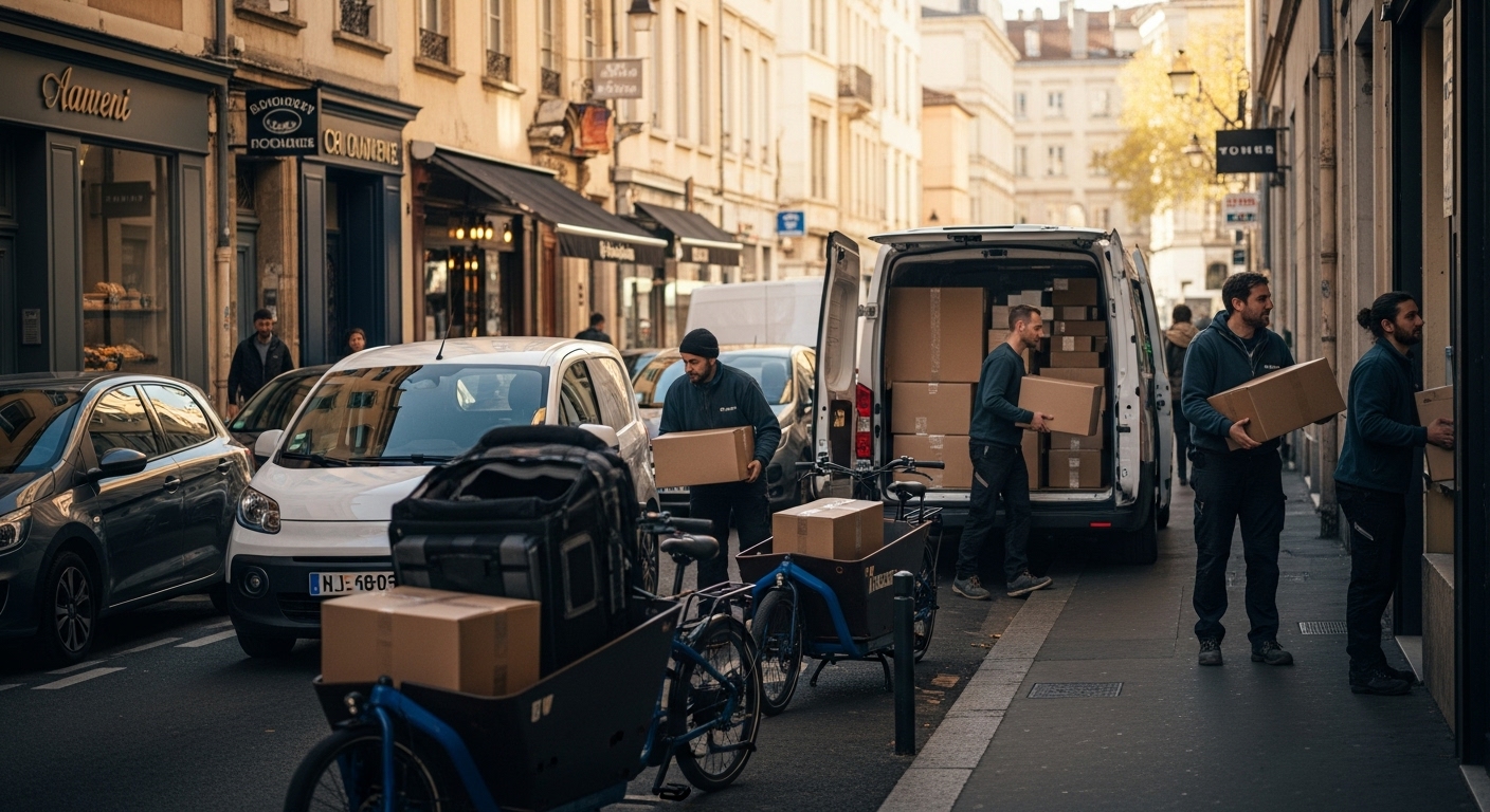 Solutions de logistique urbaine à Lyon : gestion et transport