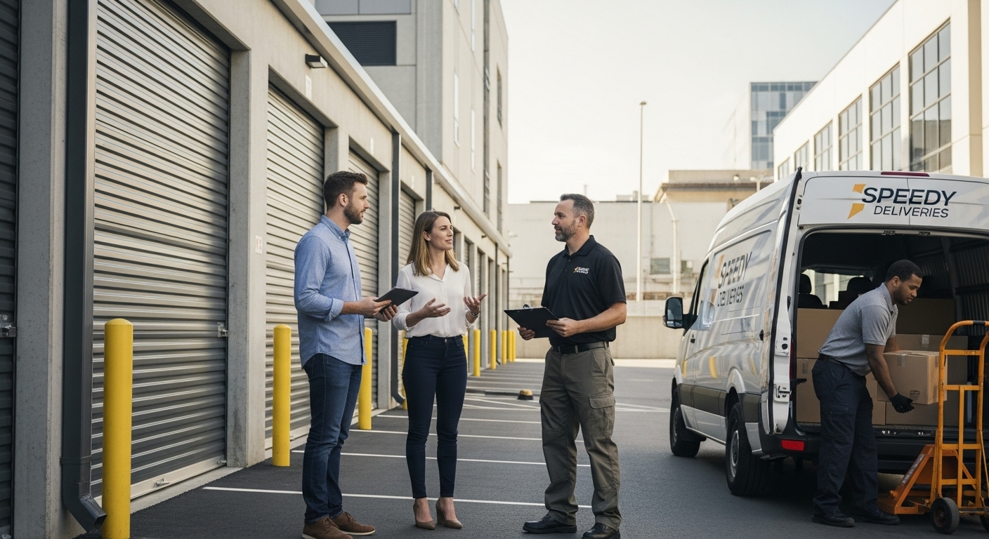 Solutions de stockage sans engagement pour entreprises B2B