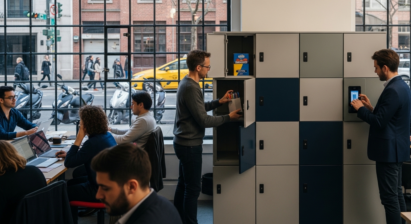 Solutions de stockage urbain pour fournitures de bureau