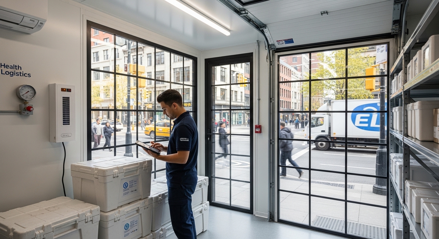 Stockage urbain optimisé pour produits de santé sensibles