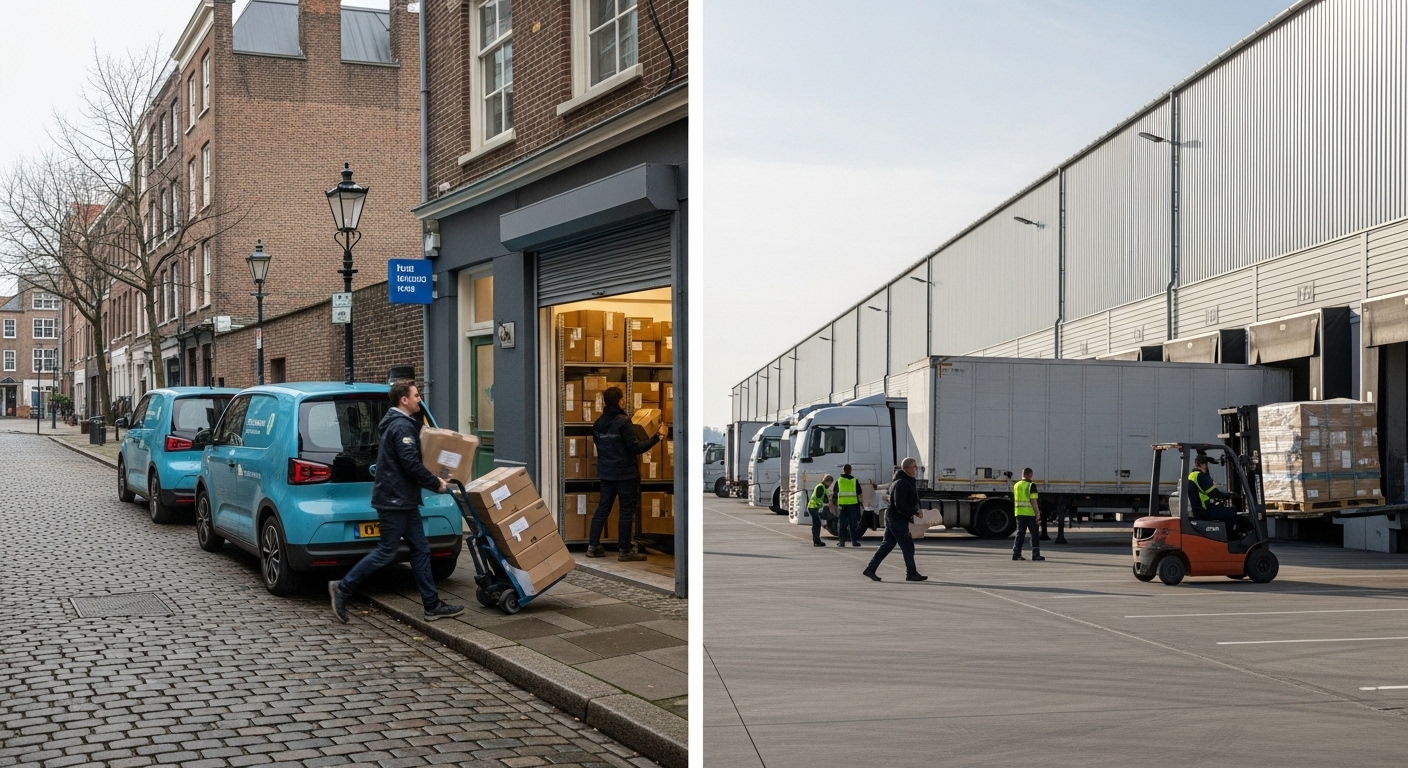 Stockage urbain vs entrepôt périphérique : analyse logistique