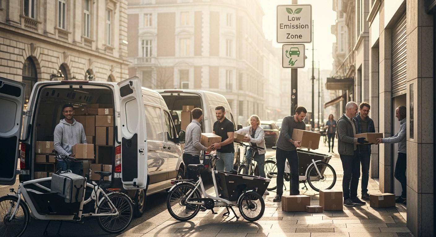Zones à faibles émissions : Meilleures pratiques en logistique urbaine